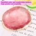 Polish Mix Palette Resin Nail Art Palette Paint Drawing Color Dish Golden Edge Resin Stone Paint Drawing Color Dish Manicure Nail DIY Tool(Red) - Buy Online on SooperMarket.com