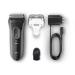 Braun Electric Razor for Men - Rechargeable Foil Shaver 3000s - Black 4-Piece Set - Buy Online on SooperMarket.com