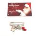 Baby's First Christmas 2023 Keepsake Brooch with Santa and Stocking Charms (Organza Gift Bag)