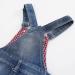 KIDSCOOL SPACE Big Ripped Denim Shortalls 6-7 Years Blue-1922 for Little Girls - Buy Online on SooperMarket.com