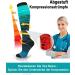 Blongw Compression Stockings for Men - 6 Pairs Knee Support Socks for Sports Travel Flight & Running (A5-Assorted 09 L-XL) - Buy Online on SooperMarket.com
