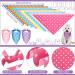 20-Piece Adjustable & Washable Dog Bandanas | Polka Dot Triangle Scarf for Small to Medium Pets - Buy Online on SooperMarket.com