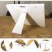 Keroos Plasterprint Baby Hand & Foot Set with Letter Stencils | Premium Wooden Frame | Safe Plexiglass | Ideal for Pets | Shop Internationally - Buy Online on SooperMarket.com