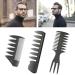 Phoetya 3pcs Professional Styling Comb Set | Retro Detangler Hairbrush for Men | Hair Care Accessories | Perfect for Long Hair & Showers - Buy Online on SooperMarket.com