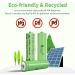 Rechargeable AA Batteries for Solar Lights - 600mAh 1.2V 4pcs - Ideal for Garden & Household Devices - Buy Online on SooperMarket.com