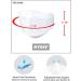NYBEE KF94 Mask Pack of 10 - Black | 4-Layer Breathable Lightweight Design for Adults with Comfortable Earloops | Made in Korea - Buy Online on SooperMarket.com