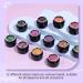 Saviland Platinum Glitter Gel Nail Polish Set - 12 Colors | Soak Off Nail Art for Home DIY & Professionals - 6ML - Buy Online on SooperMarket.com