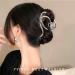 Punk Style Metal Silver Hair Claw Barrette - Irregular Hair Clip for Women, Hair Accessory 1Pcs - Buy Online on SooperMarket.com