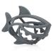 Nuby Chewy Chums All Silicone Soothing Teether  Shark - 3M+