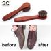 Stone and Clark Horse Hair Shoe Brush - Polish Your Leather to Perfection - Shoe Polish Brush with 100% Horse Hair Bristles & Concaved Beech Wood Handle (Red Dauber Brush (Set of 2)) Original - Buy Online on SooperMarket.com