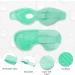 Heyu-Lotus Reusable Gel Bead Cooling Eye Mask 2Pcs - Hot Cold Therapy for Puffy Eyes, Dark Circles, Dry Eyes - Relief for Puffy Eyes - Green - Buy Online on SooperMarket.com
