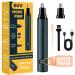 Nose Hair Trimmer for Men and Women with LED Display- 2024 Professional Painless Aluminum Alloy USB Rechargeable Facial & Nose Hair Trimmer Clipper 14 000 RPM Waterproof Dual Edge Blades Blue 6.5"*2.0" Blue