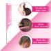 Sularpek 3pcs Topsy Tail Hair Tool Set - Pink Looping Hair Styling Kit with Comb - Ideal for French Braids & Creative Hairstyles - Buy Online on SooperMarket.com