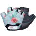 KIDDIMOTO Children's Cycling Gloves Fingerless for Boys and Girls/Bicycle Gloves/Bike Children's Gloves - Flowers - M (4-8y)