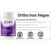 AOR - Ortho Iron Vegan 264mg 60 Capsules - Iron Deficiency Supplement - Healthy Red Blood Cell Supplement - Iron Supplement for Men and Women - Superior Absorption & Gastric Tolerability 60 count (Pack of 1) 264 mg - Buy Online on SooperMarket.com