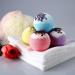 1PC Dried Flower Bath Bomb - Natural Aroma Bath Salt for Women - Pink - Sparkling Shower & Bath Experience - Buy Online on SooperMarket.com