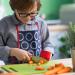 Opinel Le Petit Chef Knife Set | Child-Friendly Chef Knife with Rounded Tip and Finger Guard | Teach Kids Food Prep and Kitchen Safety | 2-Piece Set | Made in France - Buy Online on SooperMarket.com