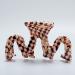 Large Tortoise Shell Claw Clips 3.5 Inch - Checkered French Design Hair Jaw Clamp for Women - 2 Pack - Buy Online on SooperMarket.com