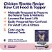 Miracle Vet Dehydrated Cat Food Topper - Chicken Vegetable Risotto - 58% Proteins - 15 oz - Buy Online on SooperMarket.com