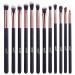 MSQ 12PC's eye make-up brush smoky eyeshadow contour kit soft hair for eyeshadow eyebrow eyeliner blending preferably for Christmas gifts-rose gold rose gold1