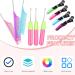 Latch Hook Crochet Needle Set with Stainless Steel Needles, Alligator Hair Clips, and Rat Tail Comb - 10 Pieces for Hair Extension - Buy Online on SooperMarket.com