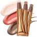 Reddhoon Contour Beauty Wand, Liquid Face Contouring & Highlighter & Blusher Stick with Cushion Applicator, Smooth Natural Matte Finish, Lightweight Blendable Super Silky Cream Contour Stick(3Pcs (01#Contour+02#Blush+04#Highlighter)) 3Pcs(Contour+Blush+Hi