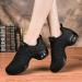 Buy Jazz Shoes for Women - Lace Up Dance Sneakers with Split Sole & Air Cushion - Modern Platform Shoes - Size 37 EU - Black - Buy Online on SooperMarket.com