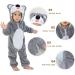 COOKY.D Baby Hooded Rompers for 3-6 Months - Koala Design | Winter Flannel Jumpsuit Pajamas for Infants 2-36 Months - Buy Online on SooperMarket.com