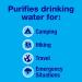 LifeStraw Personal Water Filter 5 Pack + Carry Case & Tablets - Perfect for Hiking, Camping, Travel & Survival - Blue - Buy Online on SooperMarket.com