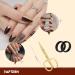 Golden Premium Nail Scissors Professional Curved Cuticle Scissors Manicure Scissors J2 Stainless Steel for Women Men Toenail Shears 4 Inch - Buy Online on SooperMarket.com