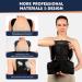 AOFITBRACE Back Brace Posture Corrector for Women and Men Breathable Adjustable Full Back Straightener for Upper Lower Medium Black - Buy Online on SooperMarket.com