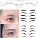 1 Roll Eyebrow Ruler Stencil Sticker Disposable Brow Ruler Transparency Eyebrow Sticker Clear Plastic Eyebrow Measuring Tool for Makeup Tool - Buy Online on SooperMarket.com