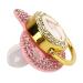 Gold Baby Pacifier Set with Rhinestones - Lightweight Pacifier for 6-18 Months (Letter A) - Perfect for Home Use - Buy Online on SooperMarket.com