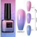 Colour Changing UV Gel Nail Polish Black - 7.5 ml Temperature Colour Changing Gel Nail Polish Soak Off UV LED Nail Art Gel Polish - Purple Pink (17) - Buy Online on SooperMarket.com