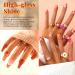 Beetles 20 Pcs Gel Nail Polishes Set with Glossy Matte Top/Base Coat - Maroon Gold Yellow Red Glitter Soak Off Varnish for Manicure and DIY Nail Art - Fall Harvest Collection - Buy Online on SooperMarket.com