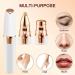 YOGINGO 2 in 1 Rechargeable Eyebrow Trimmer & Hair Removal Tool with LED Light - Painless Precision for Women's Face, Lips, Nose, Body, Arms - Buy Online on SooperMarket.com