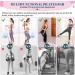 Multifunctional Pilates Bar Kit with Resistance Bands | Portable Home Gym Set for Women | Full Body Workouts | Heavy-Duty Metal Adjustment Buckle | Pink - Buy Online on SooperMarket.com