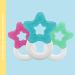 Dentistar Cooling Ring Set - BPA Free Baby Teething Toys (2 Pieces) | Cooling Tooth Aid for Infants 3 Months+ | Pink - International Shipping Available - Buy Online on SooperMarket.com