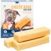 Natural Cheese Chewing Bones for Dogs - Tasty & Durable Treats (L Size 3-Pack) for Long Lasting Chewing Fun - Buy Online on SooperMarket.com