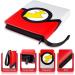 4-Pocket Trading Card Binder with 50 Removable Sheets - Holds 400 Cards - Yugioh, MTG, TCG - Card Collector Album Folder - Zipper Closure - Red/White - Perfect Toy Gift for Boys and Girls - Buy Online on SooperMarket.com