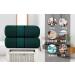 Fluffy 100% Cotton Dark Green Bath Sheets Set of 2 - Eco-Friendly, Super Soft & Highly Absorbent - Oeko-Tex Certified - 34 x 66 Inches - Buy Online on SooperMarket.com