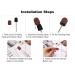 50pcs Nail Drill Grinding Straps - Fine Sand Polishing for Acrylic Nails Manicure & Pedicure - Buy Online on SooperMarket.com