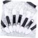 Mikinona Makeup Eyeshadow 100pcs Women s Suits Eyeshadow Sponge Brush Eye Shadow Applicator Set Travel Toolkit Cosmetic M White - Buy Online on SooperMarket.com