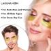 24K Gold Eye Mask - Anti-Aging Hydrolyzed Collagen Patches for Puffy Eyes Dark Circles & Wrinkles - 16 Pairs - Buy Online on SooperMarket.com