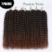 Shop YDDM Passion Twist Hair - 12 Inch Crochet Braids 7 Packs - Synthetic Extensions T1B-30# for Long Bohemian Styles - Buy Online on SooperMarket.com