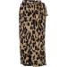 Sanahy Women's Boho Leopard High Low Split Skirt - M Brown - Buy Online on SooperMarket.com