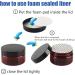 Tianzd 12-Pack 250ml Transparent Plastic Cream Containers with Black Lid & Spatulas - Ideal for Cosmetics Travel & DIY - Buy Online on SooperMarket.com
