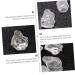 Toyandona 2ST Quartz Mineral Specimens - Geological Rehearsal Sample Ores for Teachers - Natural White Crystal Decor - 3x3cm Transparent Ore Decorations (2 PCS) - Buy Online on SooperMarket.com
