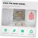 Hemoton Shower Hook 2pcs Glass Door Hook Wreath Hanger Coat Hangers Towel Hooks Black Hat Hooks Cabinet Door Coat Hook - Buy Online on SooperMarket.com