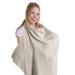 Still towel snack soft and breathable hollow cotton cotton silent apron breastfeck for on the go breastfeeding cover gifts for mother (khaki (neutral)))